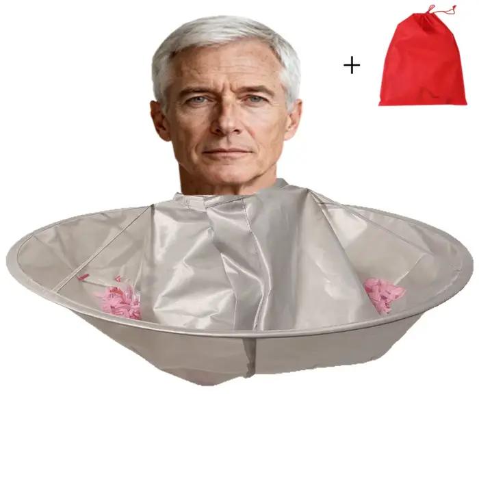 Cape de coiffure pliable pour adultes, outils de coupe de cheveux, tablier de coiffure de style para
