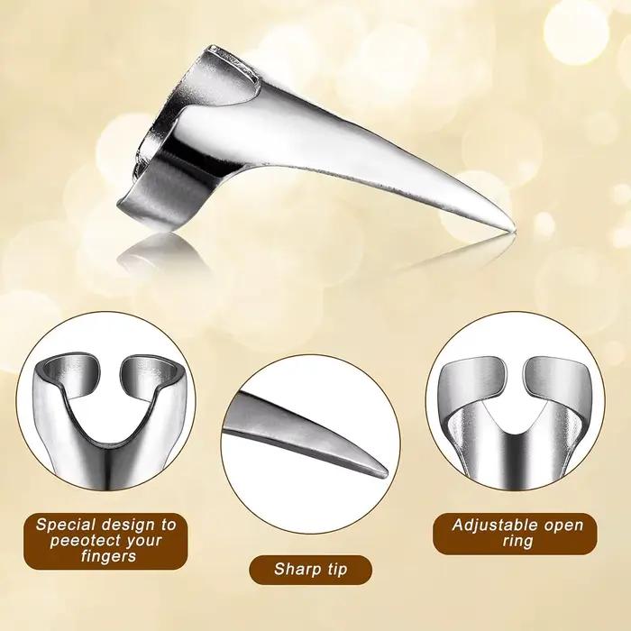 Outil de séparation et de sélection de cheveux réglable, outils de tressage de points en acier inoxy