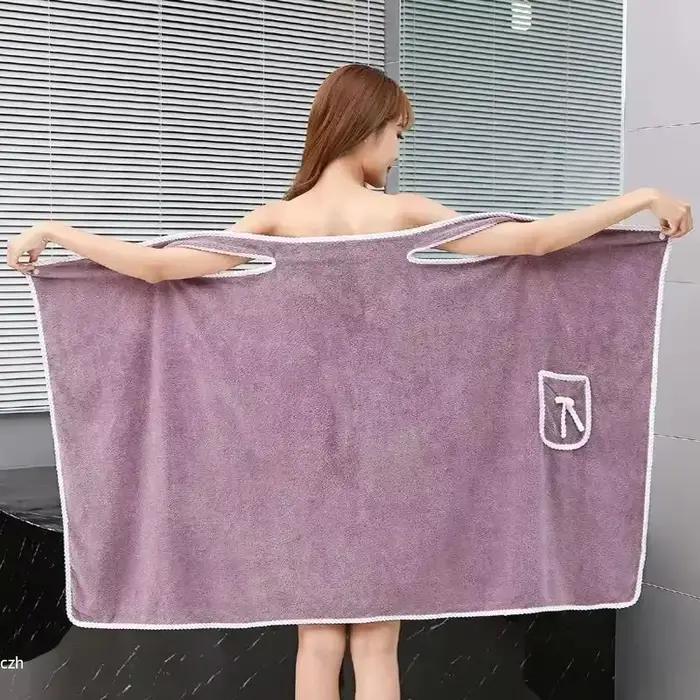 Serviettes de bain pour femmes et filles, 90*130 cm, séchage rapide, pour la plage, le spa, comme pe