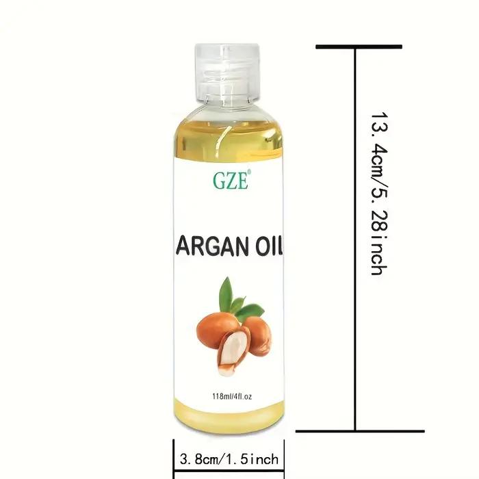 GZE Huile d'argan marocaine biologique Hydratant pur pressé à froid vierge de qualité supérieure pou