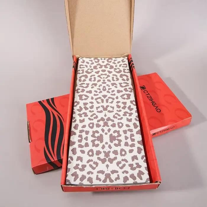 Rouleau de feuille de cheveux professionnelle imprimé léopard, 300 feuilles, feuille de coloration p