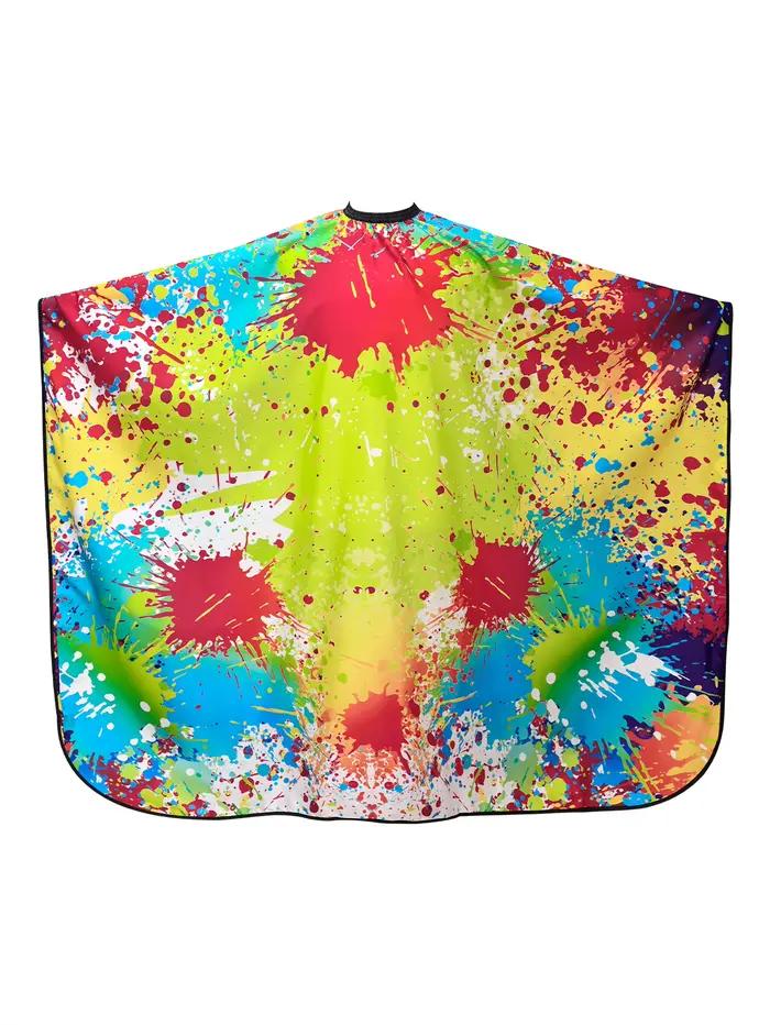 Cape de coupe de cheveux professionnelle-tablier de coiffure imperméable et antistatique, blouse de