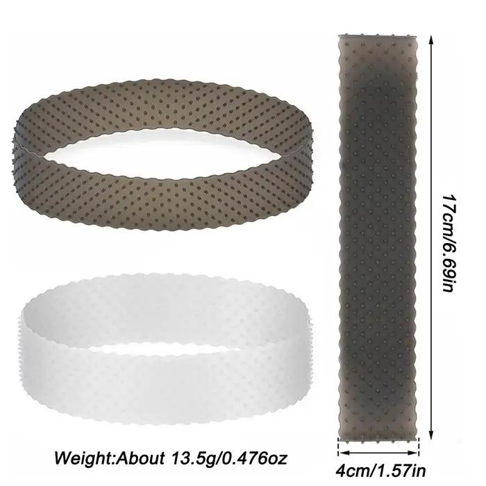 1 bandeau de perruque antidérapant sans couture avec bonnet de perruque en Silicone extensible pour