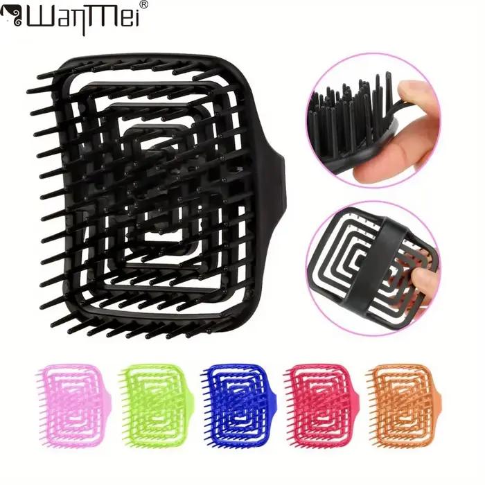 WANMEI Brosse à shampoing pour massage du cuir chevelu – Nettoyage et exfoliant en profondeur, conce