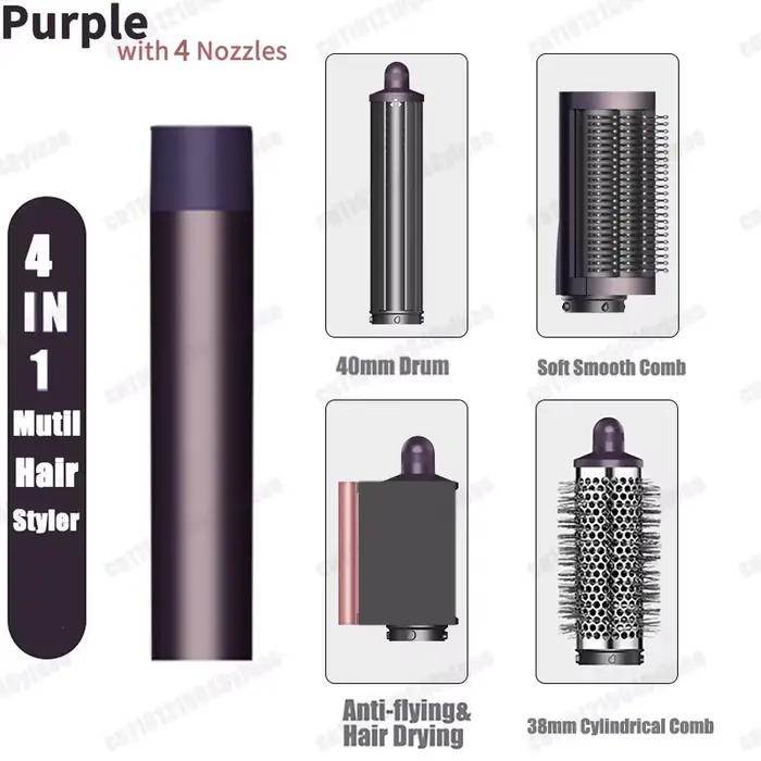 Nouveau Multil Hair Styler Auto Curling sèche-cheveux Wrap sèche-Air chaud/froid 1300W lisseur de ch
