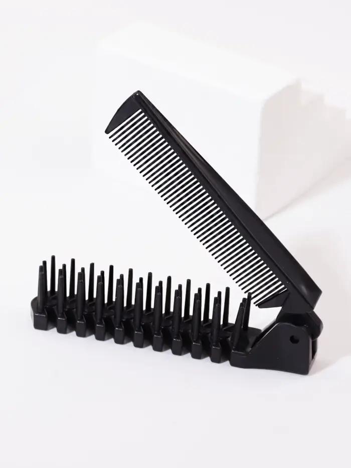 Brosse de peigne pliante antistatique portable, peigne valide, outil de coiffure professionnel, spéc