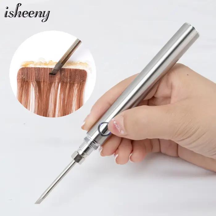 Isheeny – dissolvant de colle pour cheveux, avec Extensions de bande professionnelle, pince à pressi