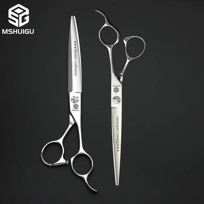 MSHUIGU ciseaux de coiffeur professionnels cisailles complètes multifonctions adaptées aux cheveux l