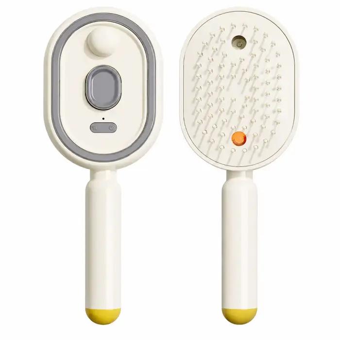 Brosse à vapeur électrique pour cheveux 3 en 1, brosse à cheveux rechargeable avec pulvérisation d'e