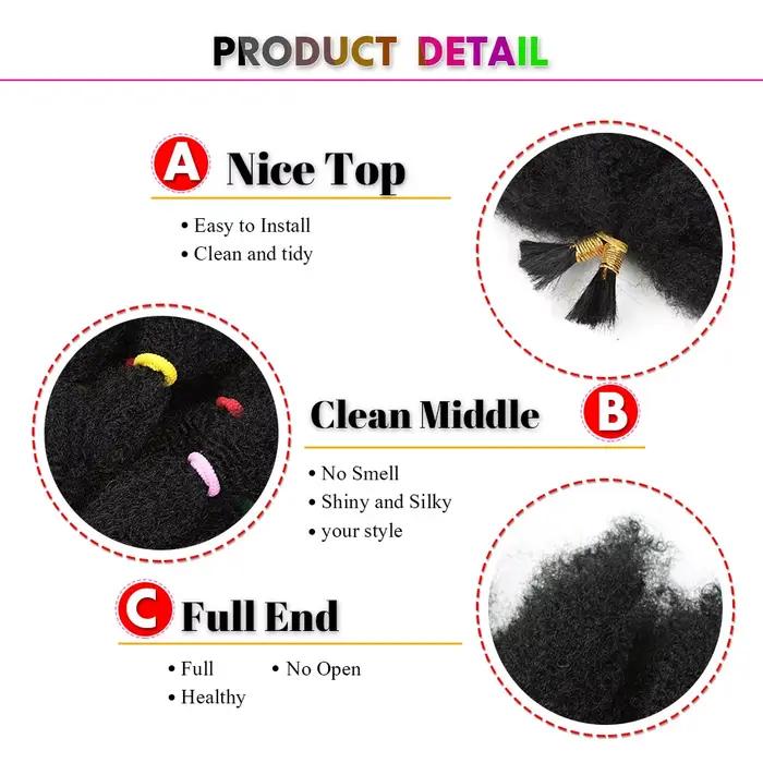Afro crépus cheveux 12 pouces synthétique pré étiré Afro crépus torsion cheveux Afro tressage cheveu