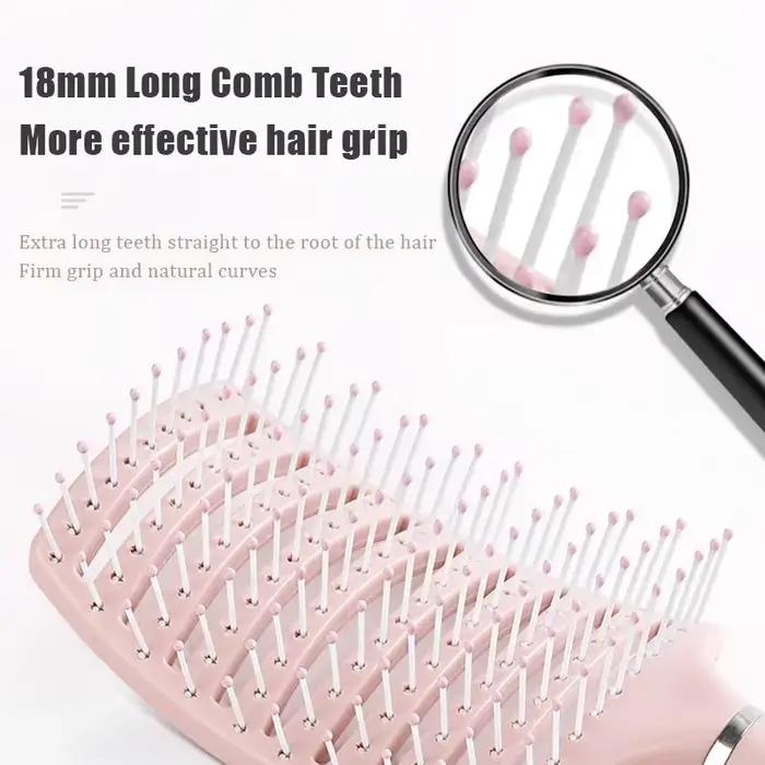 Brosse à cheveux douce pour masser le cuir chevelu