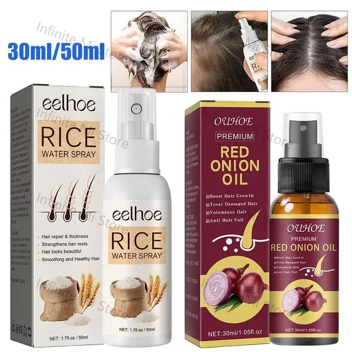 Huile essentielle d'oignon rouge pour les cheveux abîmés