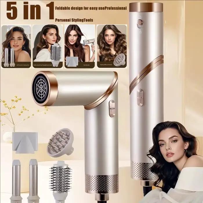 Sèche-cheveux pliable 5 en 1