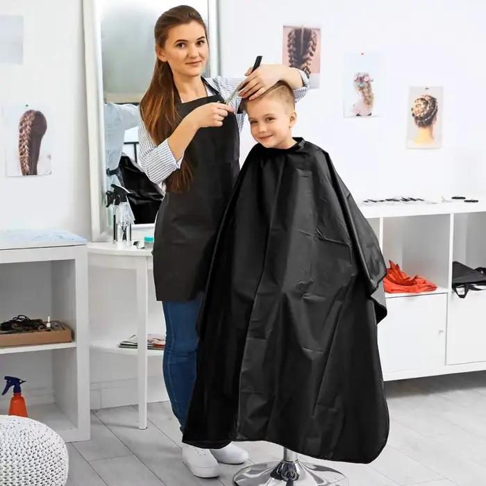 Cape de salon de coiffure imperméable pour barbiers et stylistes