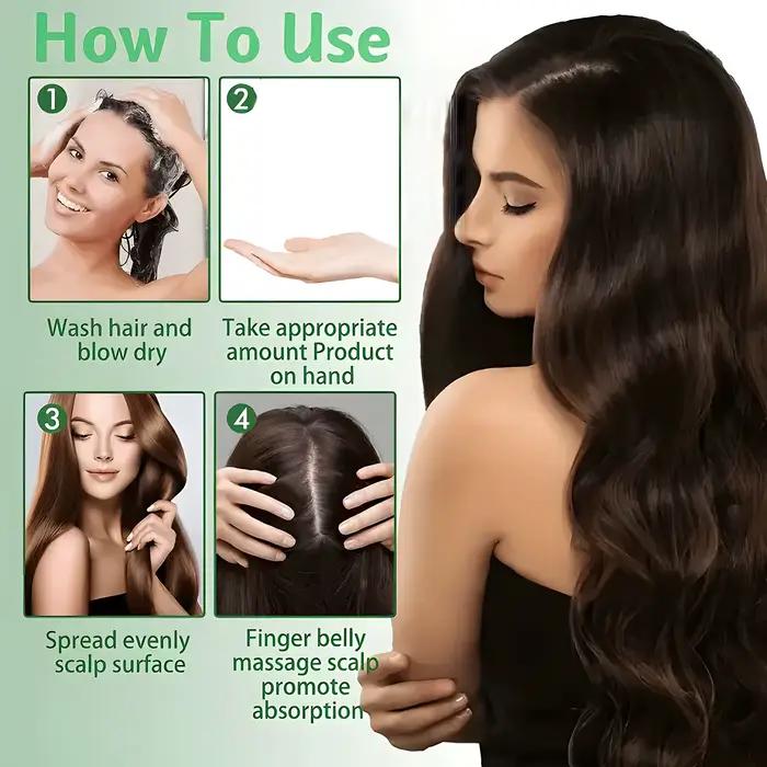 Spray trois-en-un à l'huile de romarin : soin du cuir chevelu/cheveux