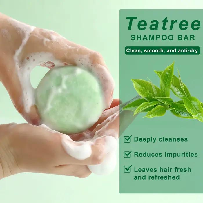 Shampooing Solide Naturel au Théier – Contrôle du Sébum
