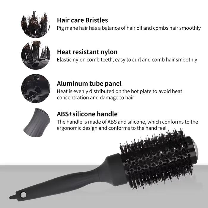 Brosse ronde antistatique professionnelle