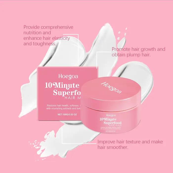 Masque capillaire au superaliment de 10 minutes