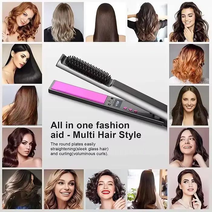 Lisseur de cheveux 2 en 1