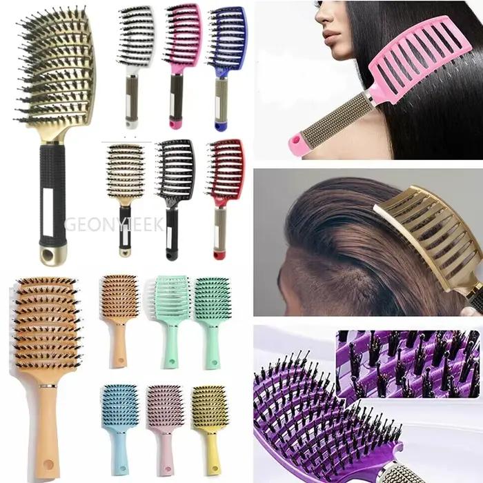 Brosse à cheveux en nylon pour femmes