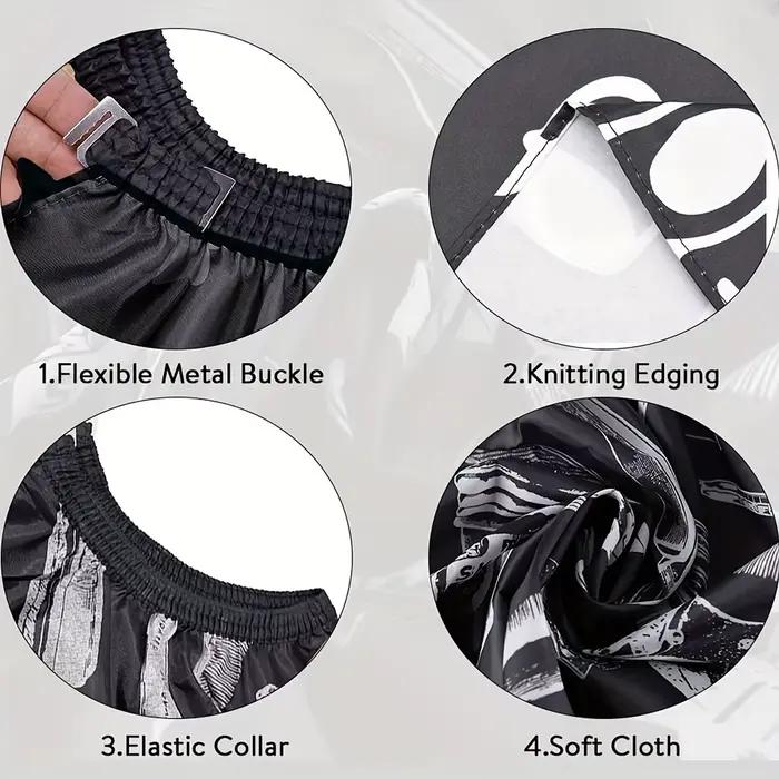Cape de barbier professionnelle pour la coiffure – Bavoir imperméable et antiadhésif pour permanente/teinture avec impression élégante