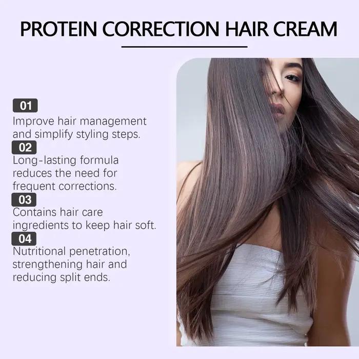 Crème lissante pour cheveux
