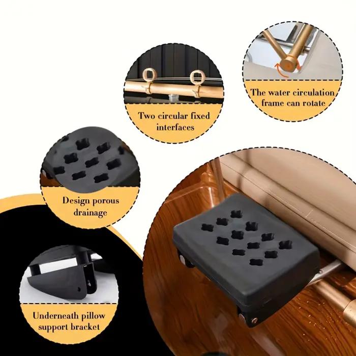 Équipement de circulation d'eau pour spa capillaire avec oreiller