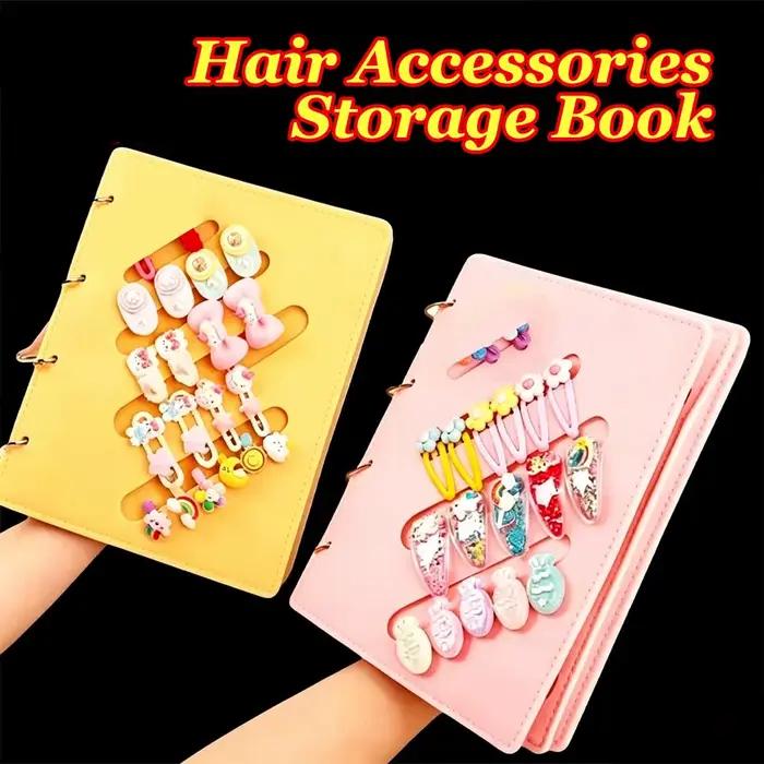 Livre de rangement pour accessoires capillaires mignon