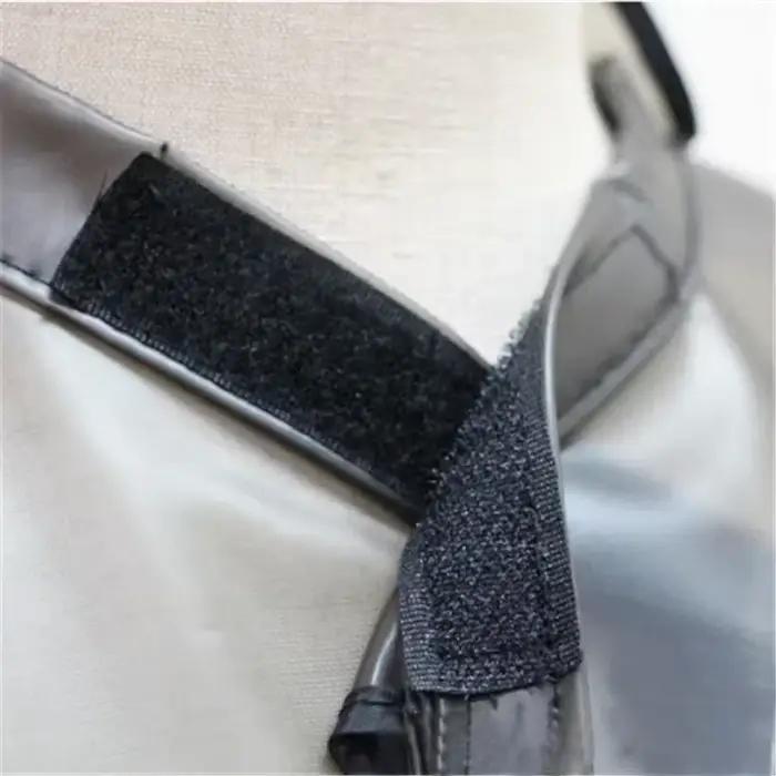 Collier de coupe de cheveux Cape de coloration imperméable tissu de barbier coiffure robe de teinture
