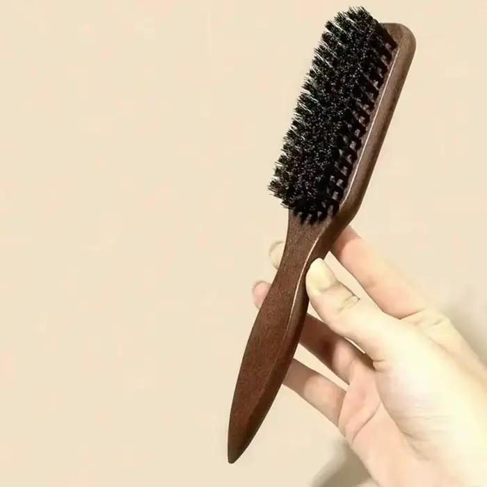 Brosse à cheveux en poils de sanglier (unisexe)