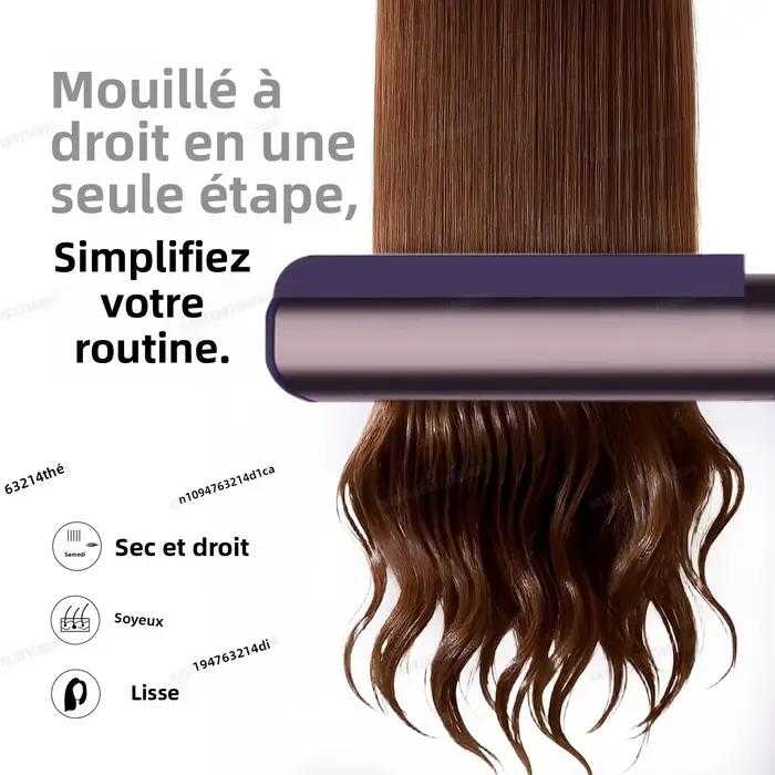 Sèche-cheveux et lisseur professionnel 2 en 1