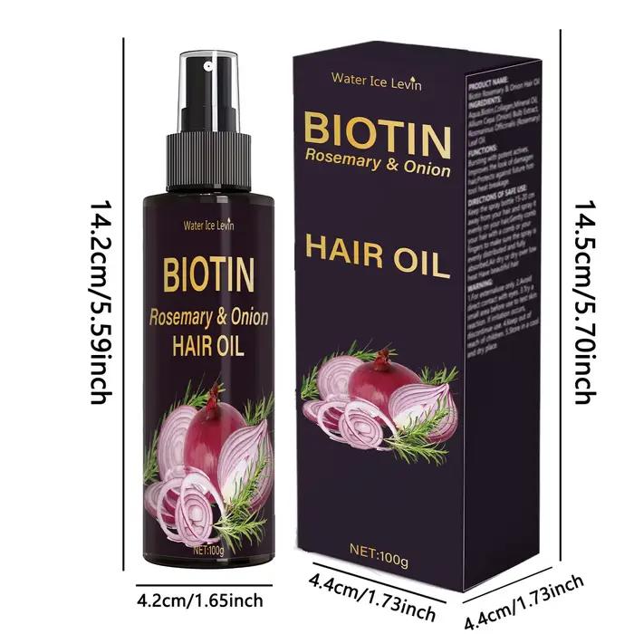Spray trois-en-un à l'huile de romarin : soin du cuir chevelu/cheveux