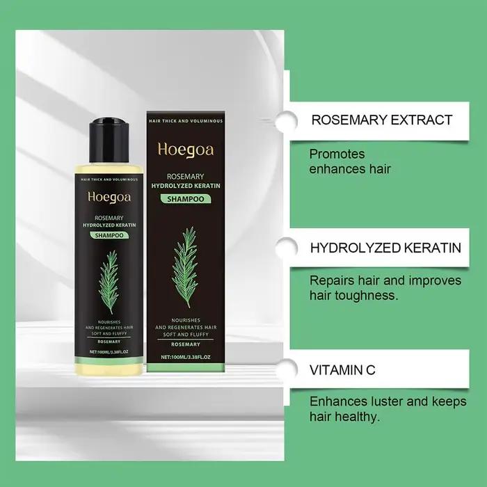 Shampoing naturel au romarin pour cheveux