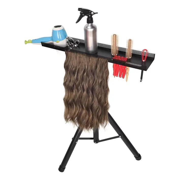Support d'extension de cheveux double face pour coiffeurs