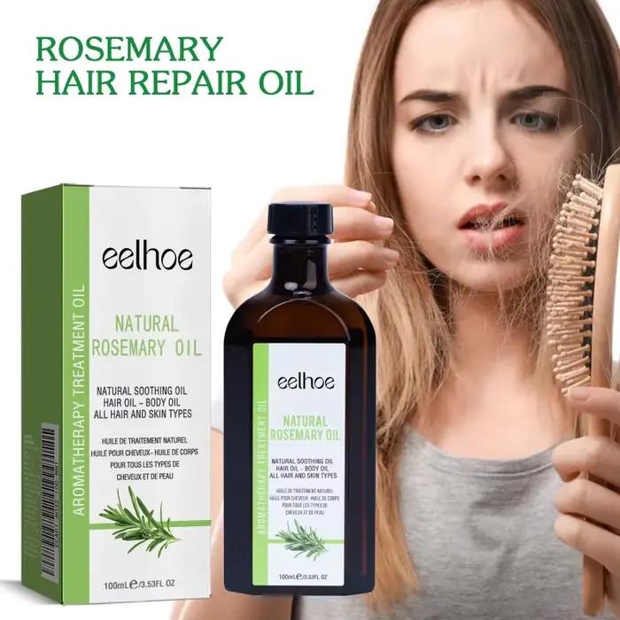 Huile capillaire à la rosemary - Répare les cheveux secs et abîmés