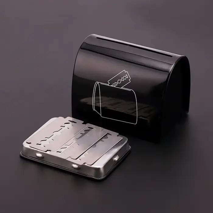 Boîte de rangement pour objets tranchants de barbier