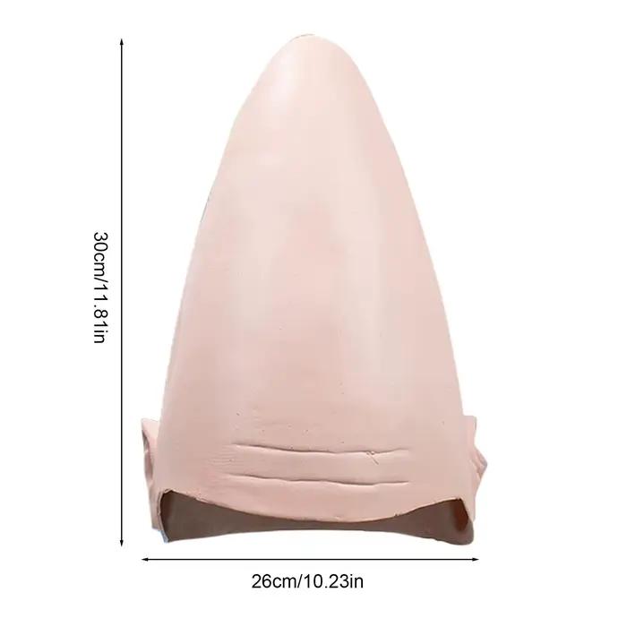 Coiffe de cosplay en latex Alien Cone Bald Head Alien