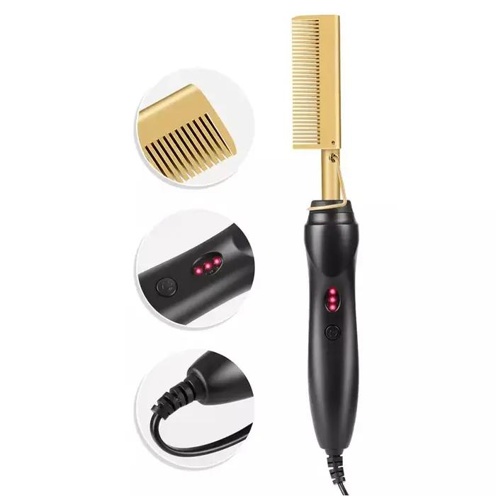 Peigne à cheveux droit portable