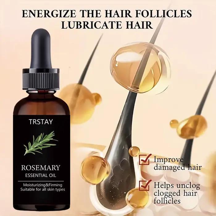 TRSTAY – huile essentielle de romarin pour le soin des cheveux