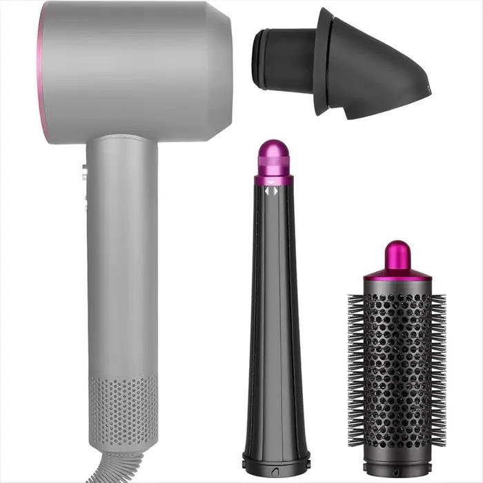 Lillili pour sèche-cheveux Dyson Supersonic : Baril conique long et adaptateur de connecteur amélioré avec brosse volumisante ro
