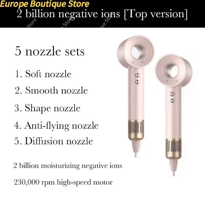 Nouveau Sèche-cheveux Super Puissant 220V Sans Pales