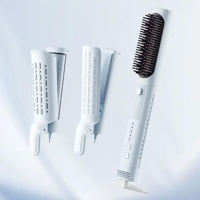 Lisseur de cheveux multifonction 3 en 1