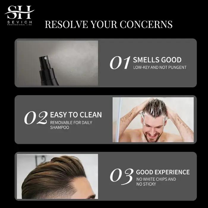 Sevich Spray coiffant pour cheveux hommes et femmes texturant modélisation Style améliorant le volumage épaissir
