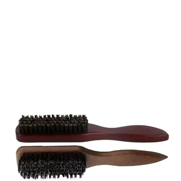 Brosse à cheveux en bois à poils de sanglier