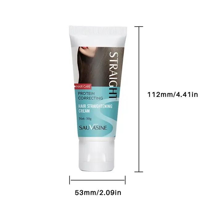 Crème de lissage des cheveux à la kératine