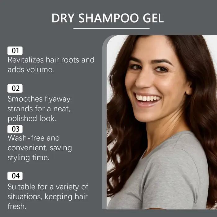 Shampoing sec pour le nettoyage des cheveux