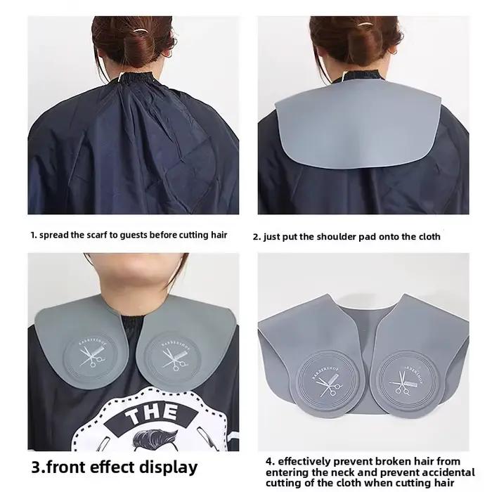 Cape de barbier professionnelle étanche, Cape de coupe de cheveux, fermeture de cou réglable, antistatique, outil de coiffure à domicile pour Salon de coiffure