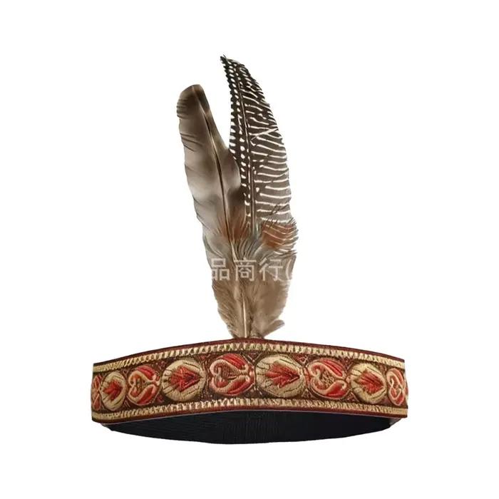 Coiffe en plumes indiennes