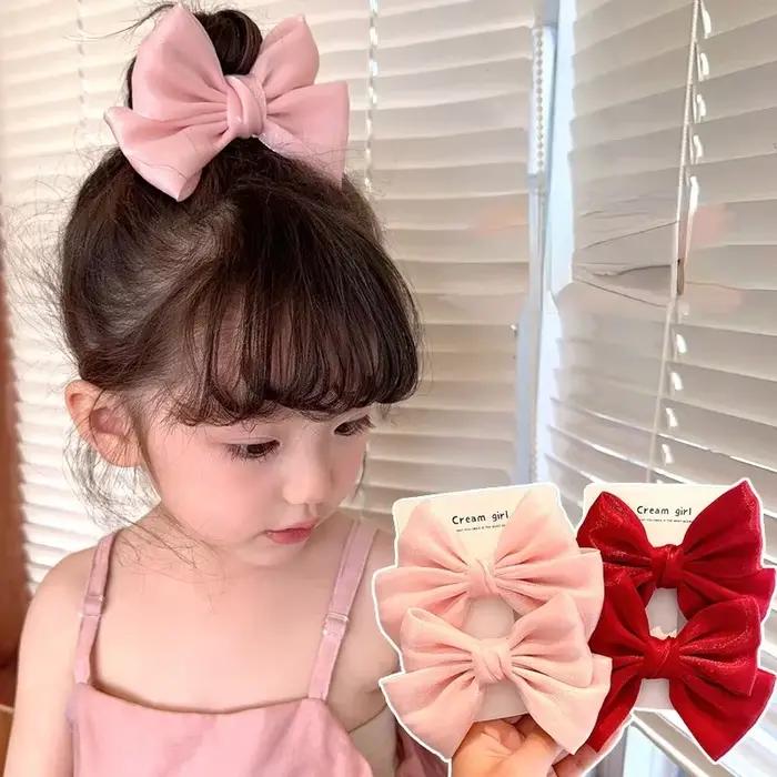 Épingles à cheveux avec nœud pour enfants