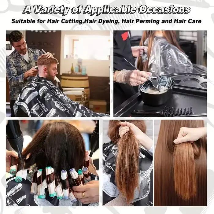 Tablier de coiffure professionnel imperméable